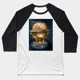 Terrestrial moving globe Baseball T-Shirt